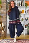 Moorland FairIsle Knit Navy